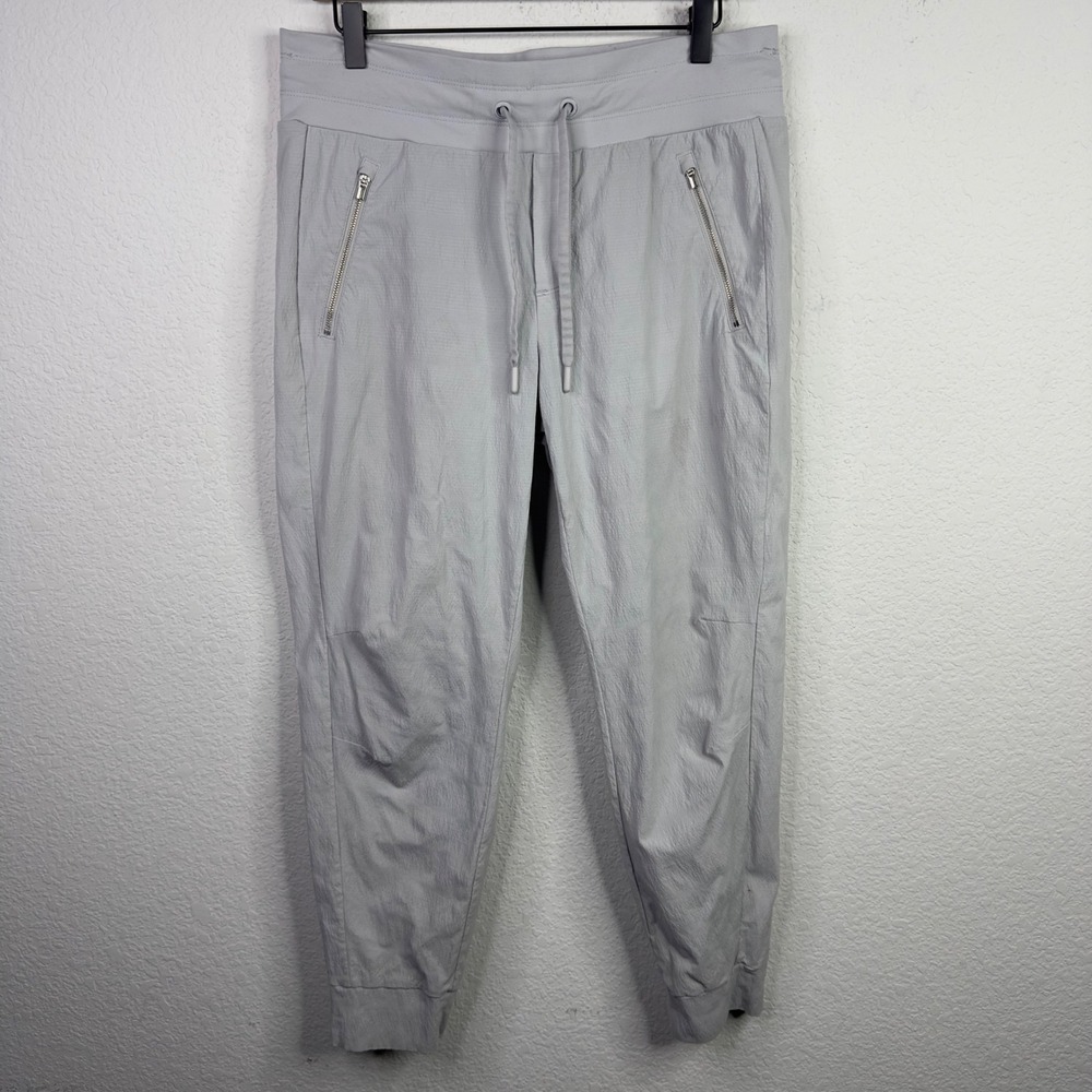 Athleta‎ Trekkie North Joggers Womens 10 Gray Hiking Outdoor Gorpcore Athleisure